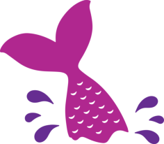 Mermaid P14 Contour Svg Vector, Free Vectors File